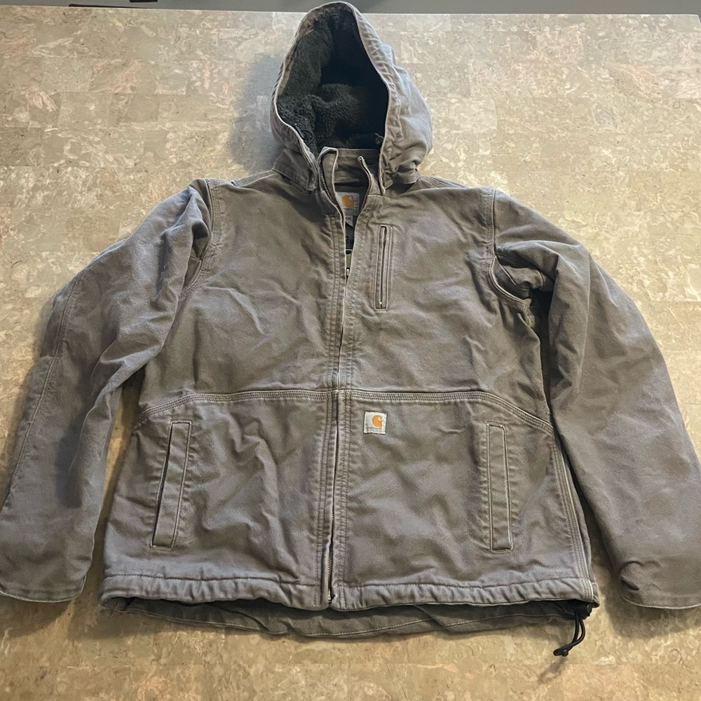 Carhartt Full Swing Jacket with Black Sherpa Lining